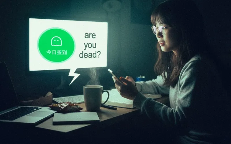 ചൈനയിൽ തരംഗമായി ‘Are You Dead?’ ആപ്പ്